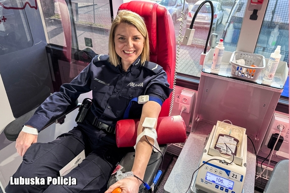 Słubiccy policjanci i pracownicy cywilni podzielili się najcenniejszym darem