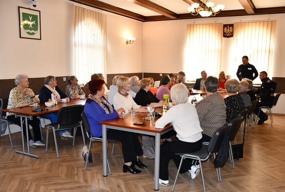 Bezpieczny senior – spotkania z Kierownikiem Cybinki